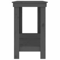 Werkbank 140x50x80 cm massief grenenhout grijs 6