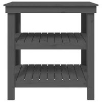 Werkbank 78,5x50x80 cm massief grenenhout grijs 5