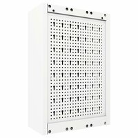 Gereedschapskast voor aan de wand metaal grijs en zwart 4