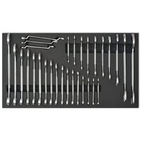 Gereedschapswagen met 1125 gereedschappen staal rood 6