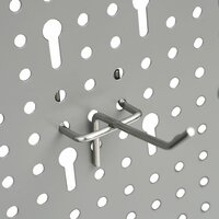 Gaatjespaneel wandgemonteerd 3 st 40x58 cm staal 9