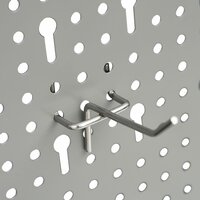 Gaatjespaneel wandgemonteerd 4 st 40x58 cm staal 8