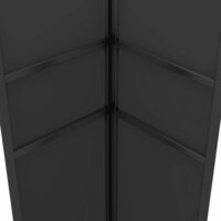 Prieel met dubbel dak en LED-lichtslinger 3x3 m antracietkleur 5