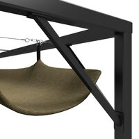 Tuinprieel met uittrekbaar dak 180 g/m&sup2; 3x3 m taupe 7