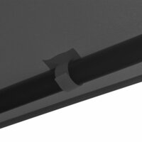 Prieel 180 g/m&sup2; 3x3 m stof en staal antraciet 4