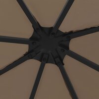 Prieel 3x3 m taupe 6