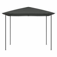 Prieel 160 g/m&sup2; 3x3x2,6 m antracietkleurig 2