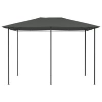 Prieel 160 g/m&sup2; 3x4x2,6 m antracietkleurig 2