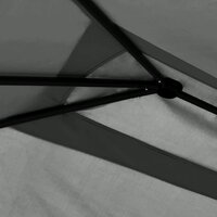 Prieel 160 g/m&sup2; 2,98x5,3x2,59 m antracietkleurig 3