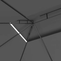 Prieel 160 g/m&sup2; 4x3x2,7 m antracietkleurig 5