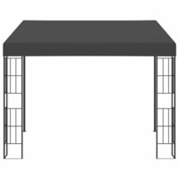 Wandprieel 3x3 m stof antracietkleurig 2
