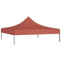 Partytentdak 270 g/m&sup2; 3x3 m terracotta 2