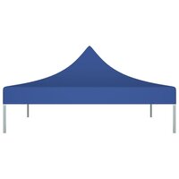 Partytentdak 270 g/m&sup2; 2x2 m blauw  3