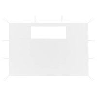 Prieelzijwanden met ramen 2 st wit 2