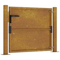 Poort 105x105 cm cortenstaal 5