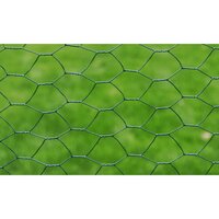Kippengaas 25x0,5 m met PVC coating groen 3