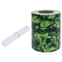 Tuinscherm 35x0,19 m PVC groen 2