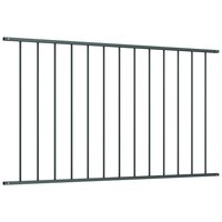 Hekpaneel 1,7x1,25 m gepoedercoat staal antraciet 2