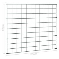 Schuttingset 77,5x64 cm groen 7