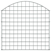 Schuttingset gebogen 77,5x78,5 cm groen 2