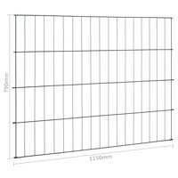Schuttingset 115x79 cm groen 7