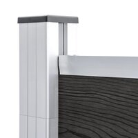 Schutting 175x105 cm HKC grijs 4