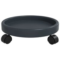 Plantentrolleys 2 st met wielen &oslash;34 cm 35 kg grijs 5