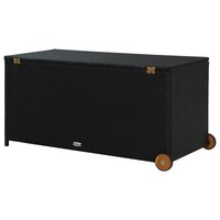 Tuinbox 120x65x61 cm poly rattan zwart 4