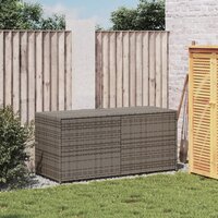Tuinbox 283 L poly rattan grijs 3
