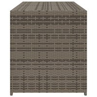 Tuinbox 283 L poly rattan grijs 5
