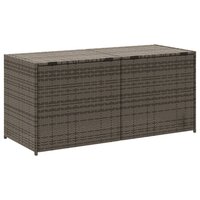 Tuinbox 283 L poly rattan grijs 6