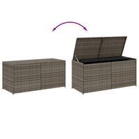Tuinbox 283 L poly rattan grijs 7
