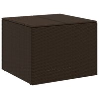 Tuinbox 291 L poly rattan bruin 2