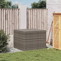Tuinbox 291 L poly rattan grijs 3