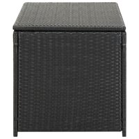 Tuinbox 100x50x50 cm poly rattan zwart 3