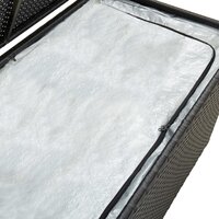 Tuinbox 100x50x50 cm poly rattan zwart 4