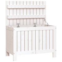 Tuinbox 76x42,5x54 cm massief grenenhout wit 6