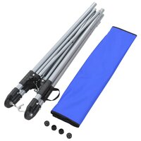 Hangmat met inklapbare standaard blauw 9