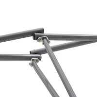 Hangmat met inklapbare standaard zwart 8