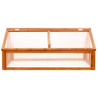 Broeikas 114x80x50 cm vurenhout bruin 3