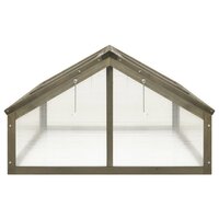 Broeikas 114x80x50 cm vurenhout grijs 4