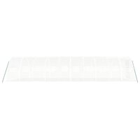 Tuinkas met stalen frame 30 m&sup2; 10x3x2 m wit 5