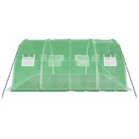 Tuinkas met stalen frame 16 m&sup2; 4x4x2 m groen 5