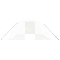 Tuinkas met stalen frame 16 m&sup2; 4x4x2 m wit 4