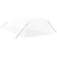 Tuinkas met stalen frame 40 m&sup2; 10x4x2 m wit 6