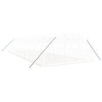 Tuinkas met stalen frame 48 m&sup2; 12x4x2 m wit 3