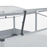 Tuinkas 100x100x85 cm gegalvaniseerd staal grijs  5