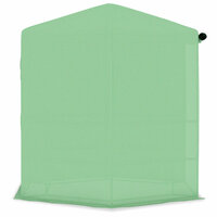 Tuinkas met schappen 227x223 cm staal 5