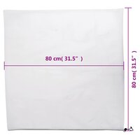 Plantenhoezen met trekkoord 8 st 70 g/m&sup2; 0,8x0,8 m 9