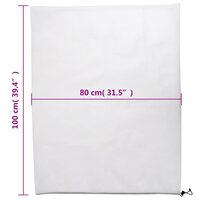 Plantenhoezen met trekkoord 4 st 70 g/m&sup2; 0,8x1 m 9